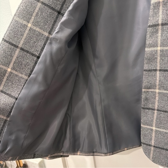 Evan Picone Gray Plaid Women's Blazer - Picture 7 of 8